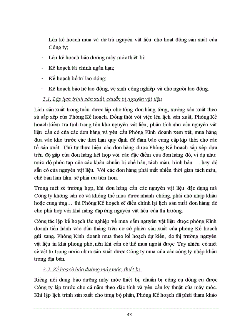 image for page Hoàn thiện công tác lập và thực hiện kế hoạch tác nghiệp tại Công ty in Hàng không