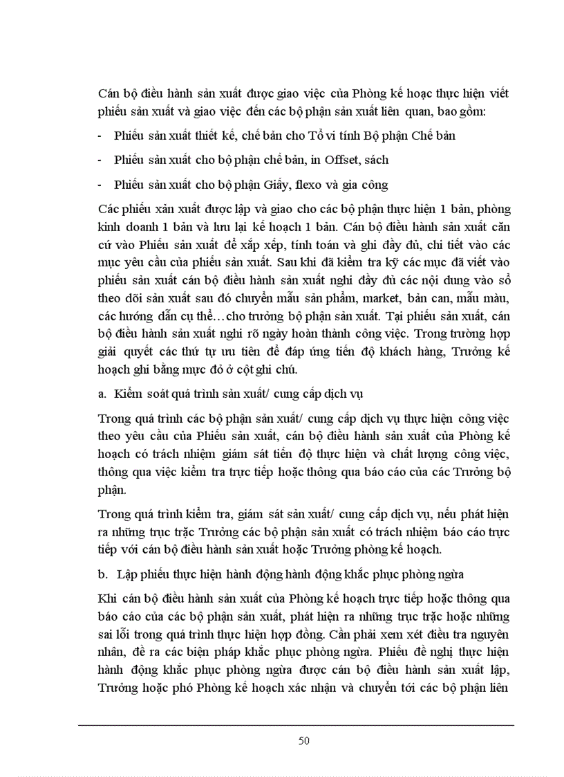 image for page Hoàn thiện công tác lập và thực hiện kế hoạch tác nghiệp tại Công ty in Hàng không