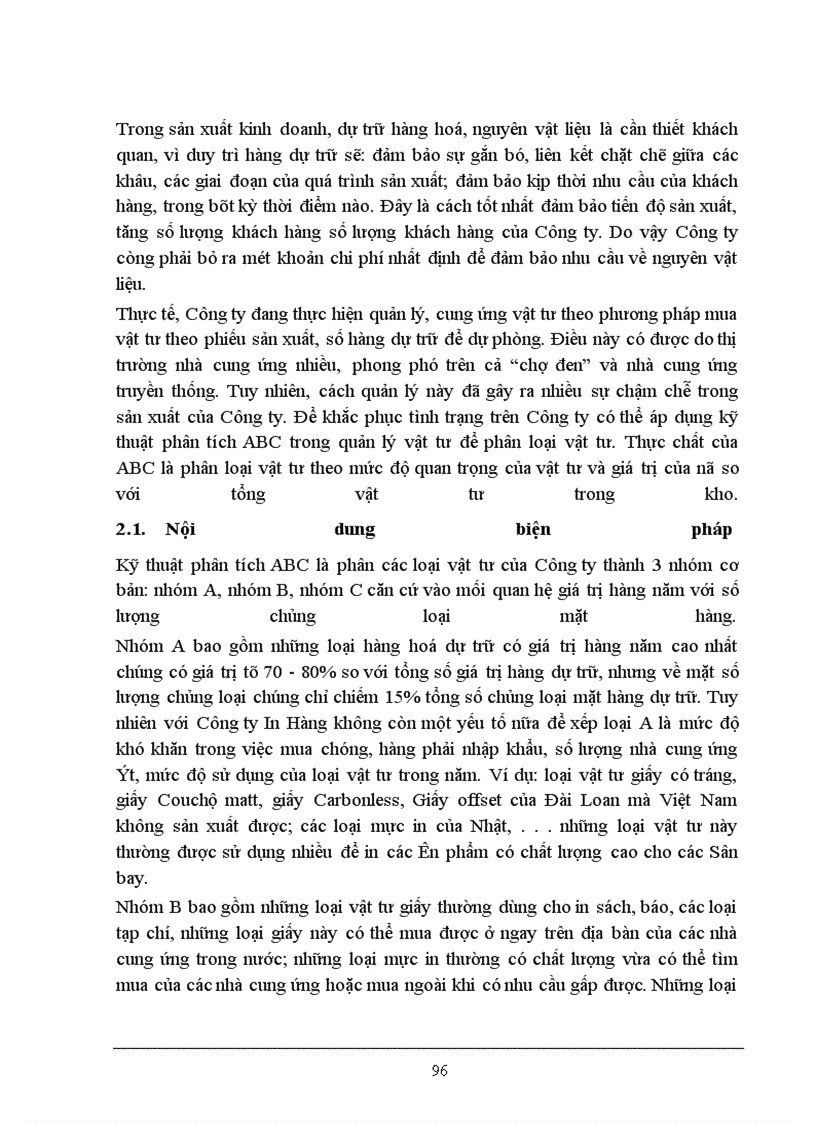 image for page Hoàn thiện công tác lập và thực hiện kế hoạch tác nghiệp tại Công ty in Hàng không