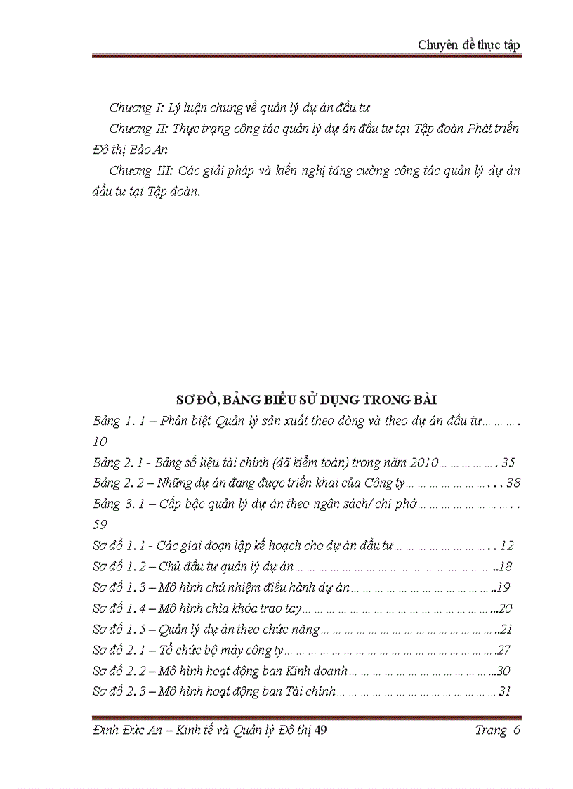 image for page Tăng cường công tác quản lý dự án đầu tư tại tập đoàn phát triển đô thị bảo an