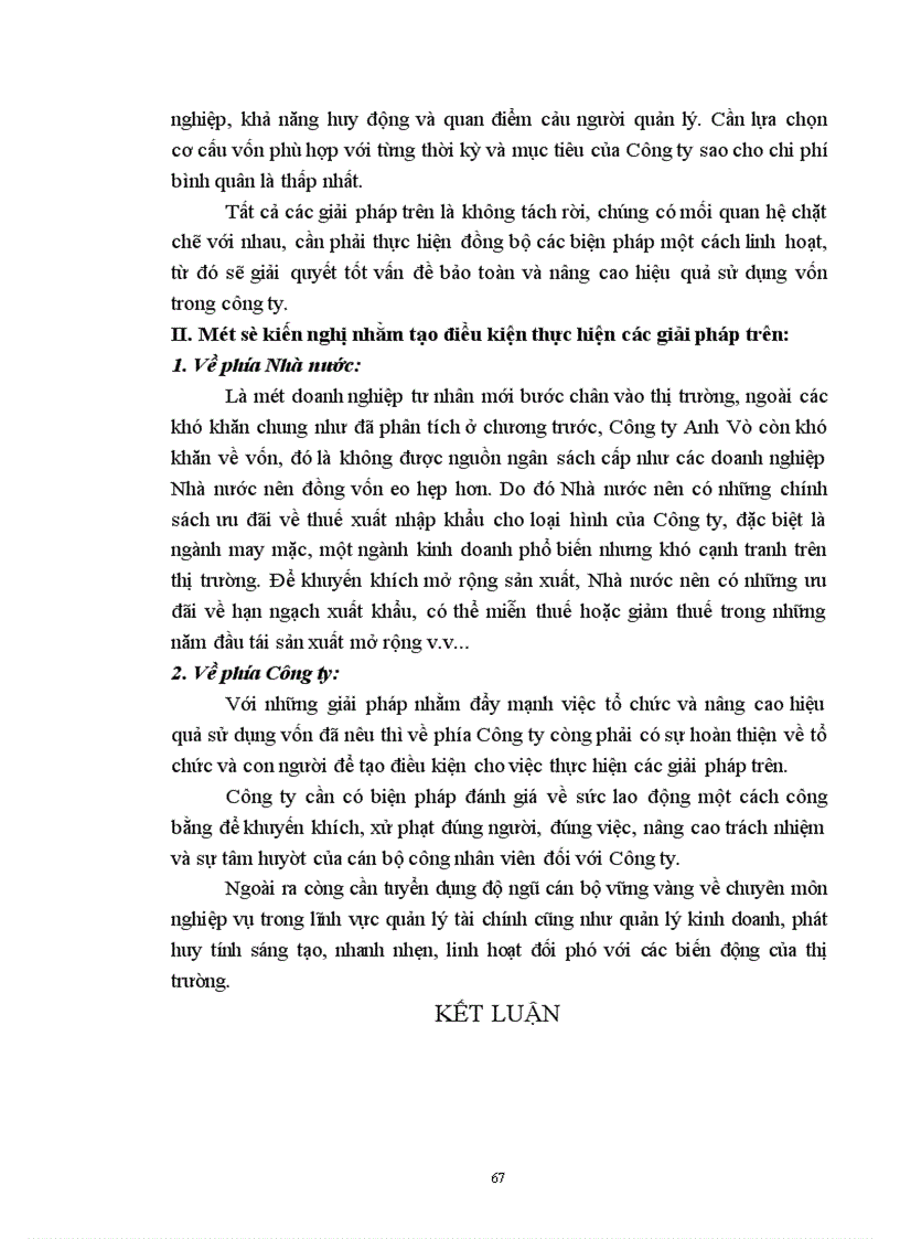 image for page Một số giải pháp nhằm nâng cao hiệu quả sử dụng vốn ở công ty xuất nhập khẩu may Anh Vũ