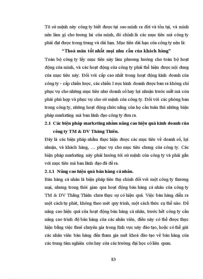 image for page Giải pháp nâng cao hiệu quả kinh doanh tại Công ty Thương mại và Dịch vụ Thăng Thiên