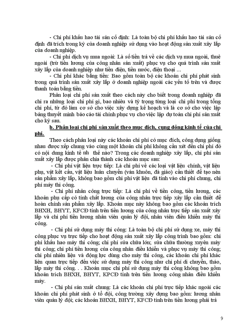image for page Hoàn thiện kế toán chi phí sản xuất và tính giá thành sản phẩm xây lắp tại công ty cơ giới và xây lắp số 13