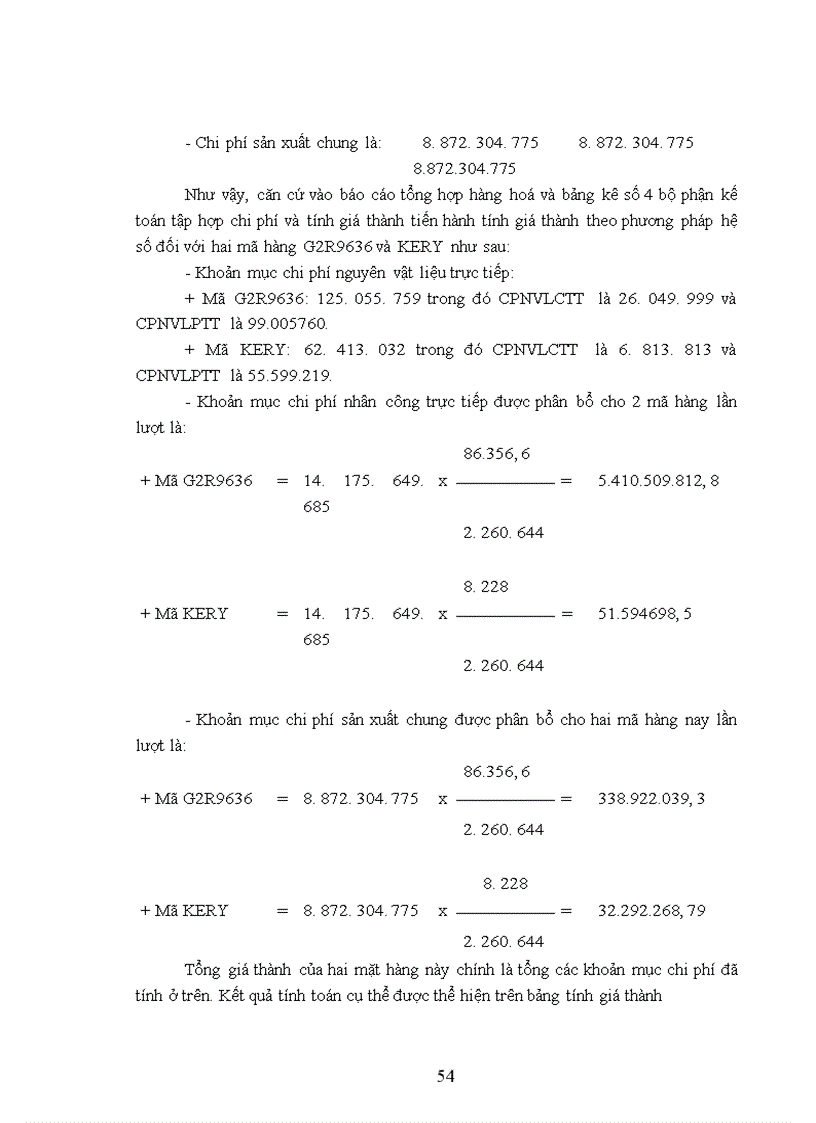 image for page Hạch toán chi phí sản xuất và tính giá thành sản phẩm tại Công ty Cổ phần May Hưng Yên