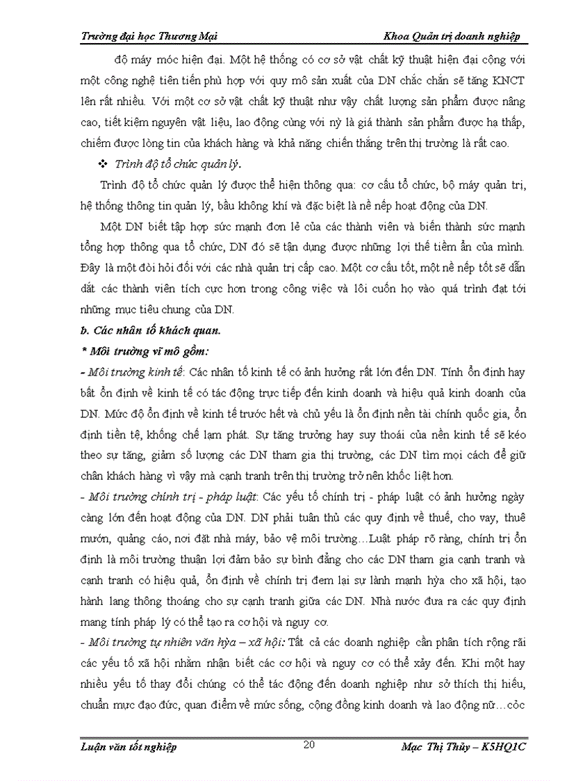 image for page Nâng cao năng lực cạnh tranh của Công ty TNHH May Phố Hiến