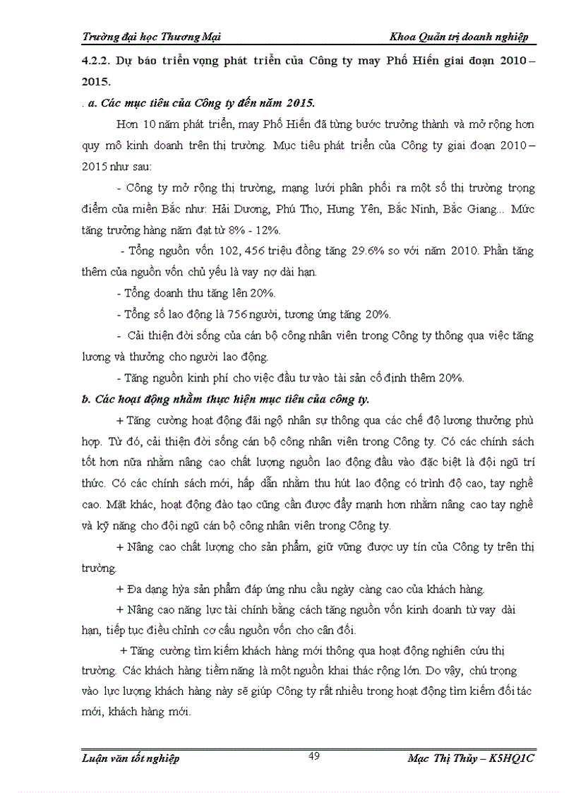 image for page Nâng cao năng lực cạnh tranh của Công ty TNHH May Phố Hiến