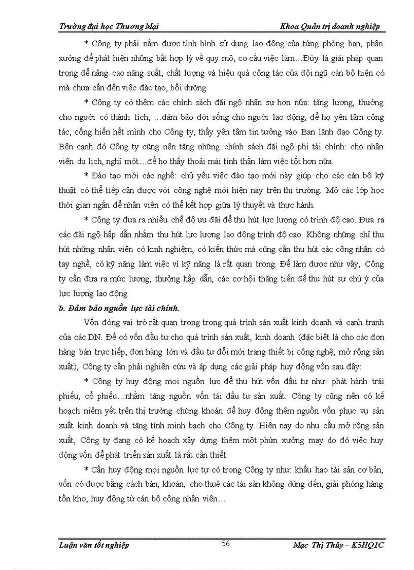 image for page Nâng cao năng lực cạnh tranh của Công ty TNHH May Phố Hiến