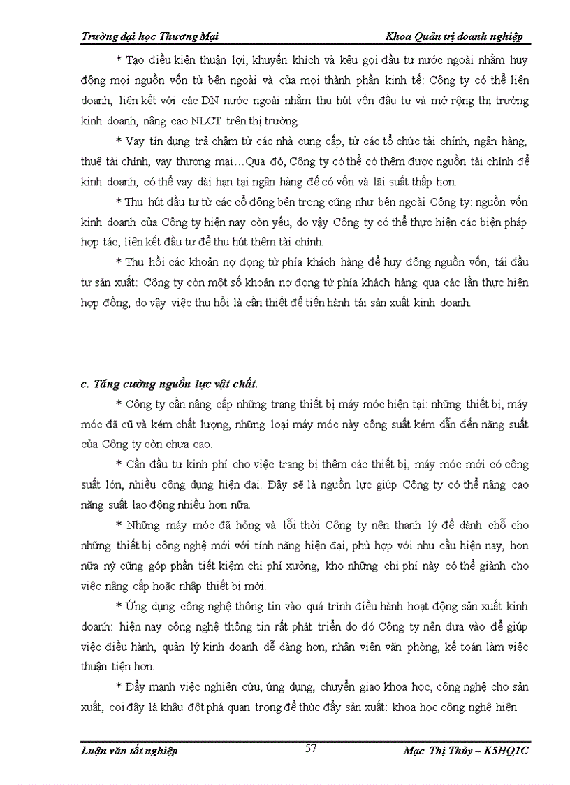 image for page Nâng cao năng lực cạnh tranh của Công ty TNHH May Phố Hiến