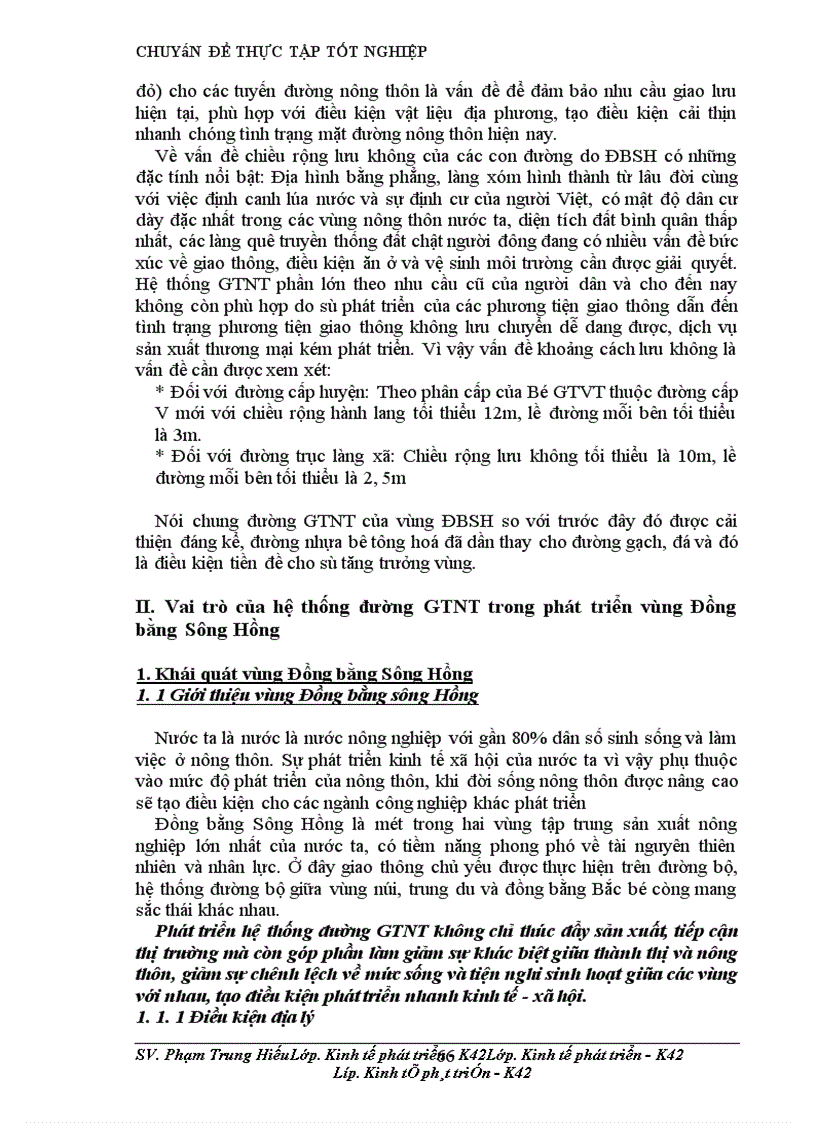 image for page Phương hướng và giải pháp phát triển đường Giao thông nông thôn vùng Đồng bằng Sông Hồng đến năm 2010