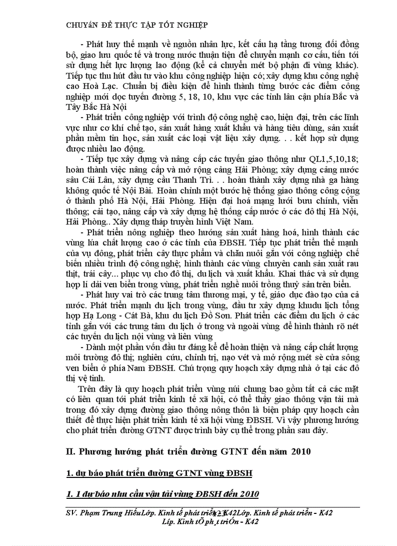 image for page Phương hướng và giải pháp phát triển đường Giao thông nông thôn vùng Đồng bằng Sông Hồng đến năm 2010