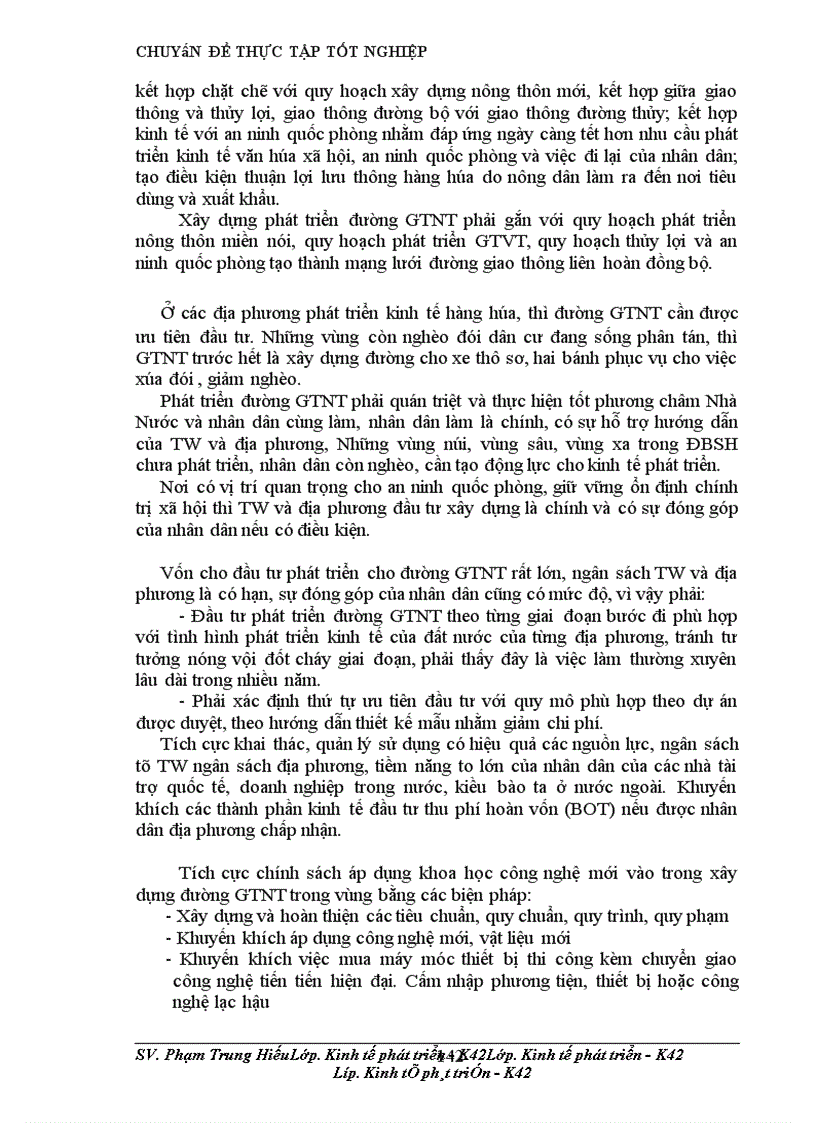 image for page Phương hướng và giải pháp phát triển đường Giao thông nông thôn vùng Đồng bằng Sông Hồng đến năm 2010