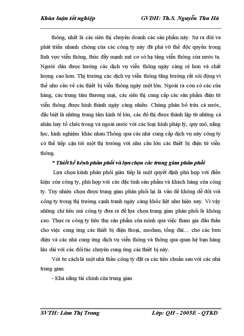 image for page Hệ thống kênh phân phối hiện tại của Công ty Cổ phần điện tử viễn thông Bắc Á