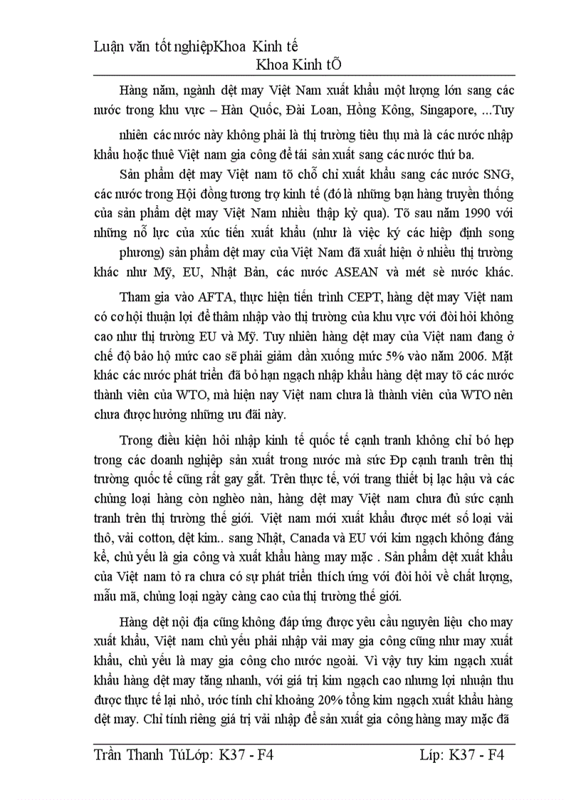 image for page Một số giải pháp để mở rộng thị trường tiêu thụ hàng dệt may trên thị trường nội địa của công ty Cổ Phần Dệt 10/10 trong điều kiện hội nhập