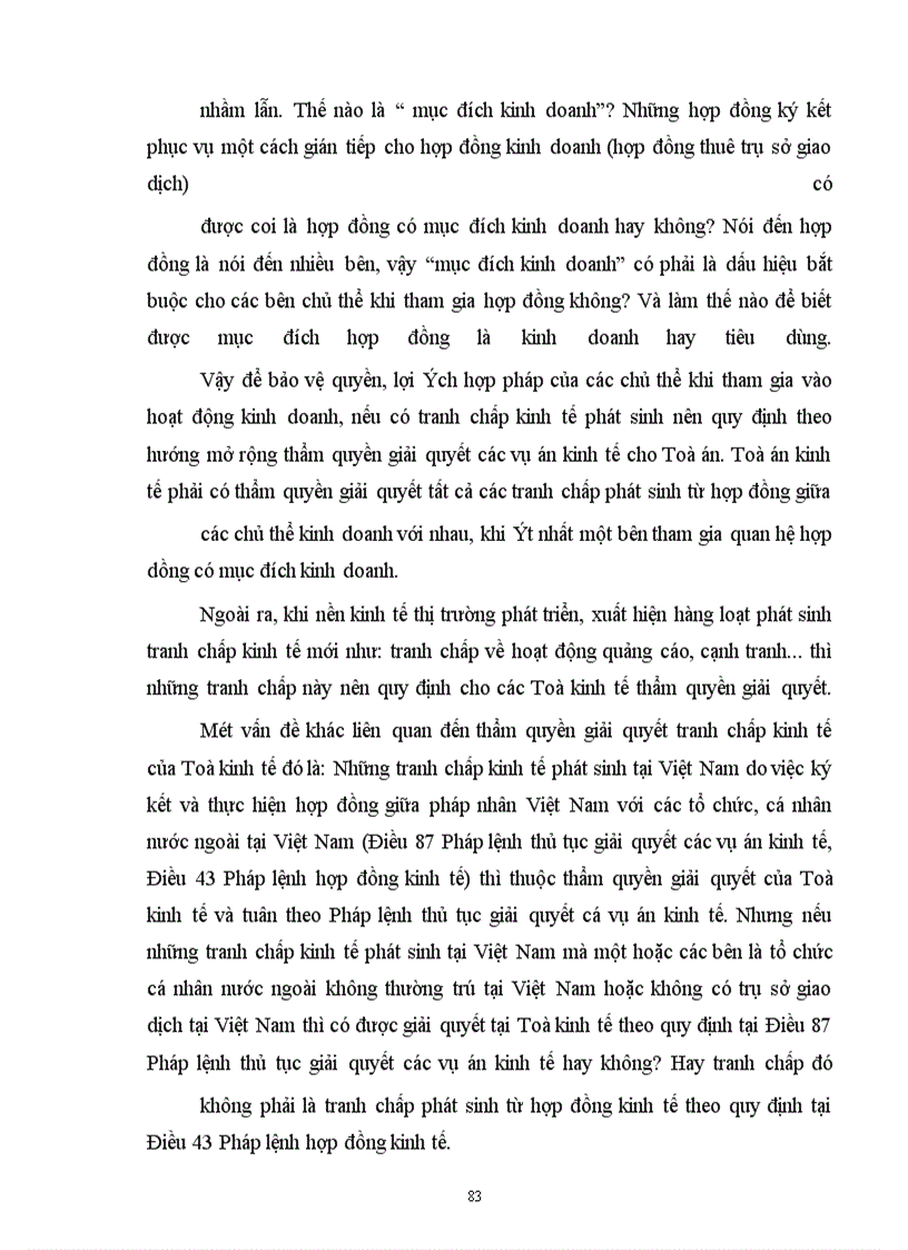image for page Một số giải pháp, kiến nghị về giải quyết tranh chấp kinh tế bằng Toà án nhân dân