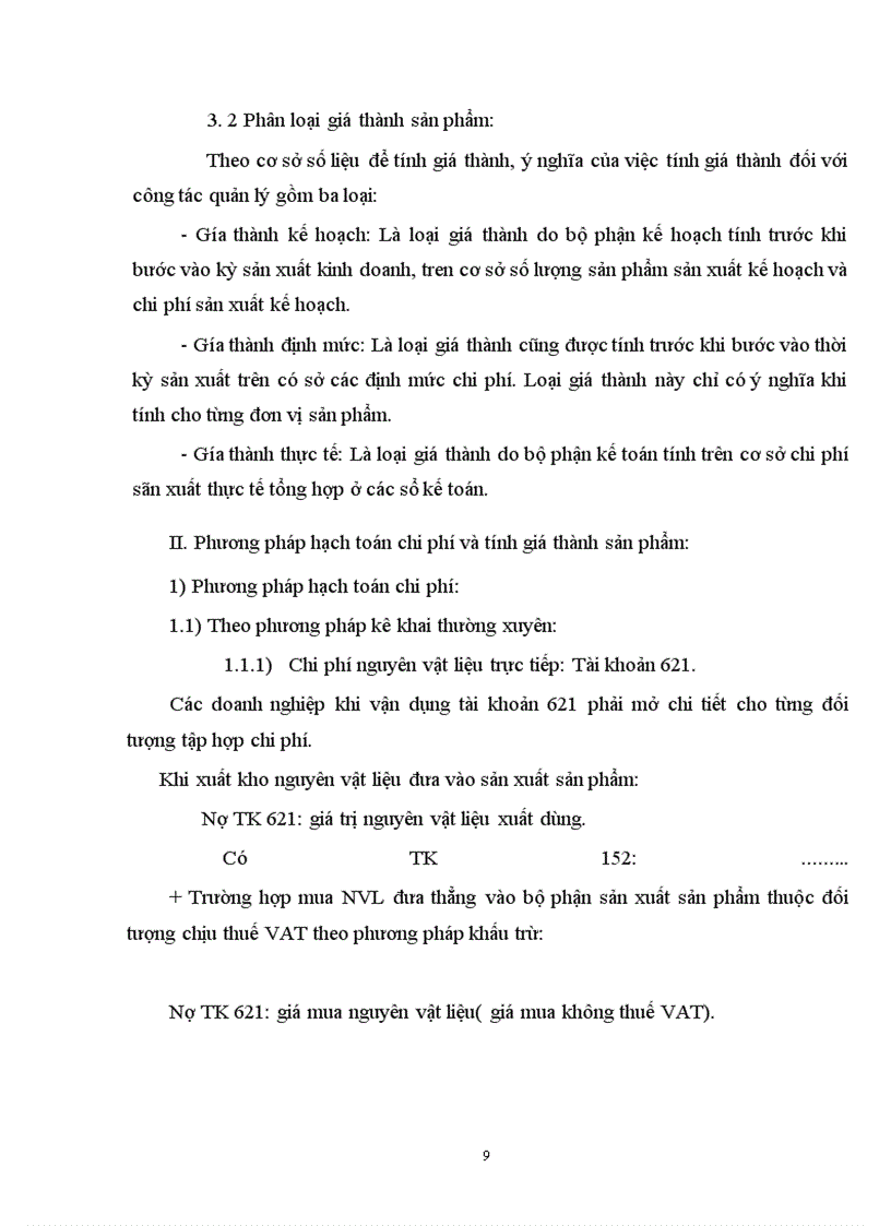 image for page Tổ chức hạch toán Chi phí sản xuất và tính giá thành sản phẩm