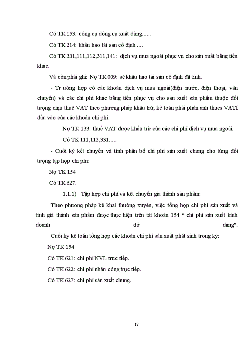 image for page Tổ chức hạch toán Chi phí sản xuất và tính giá thành sản phẩm