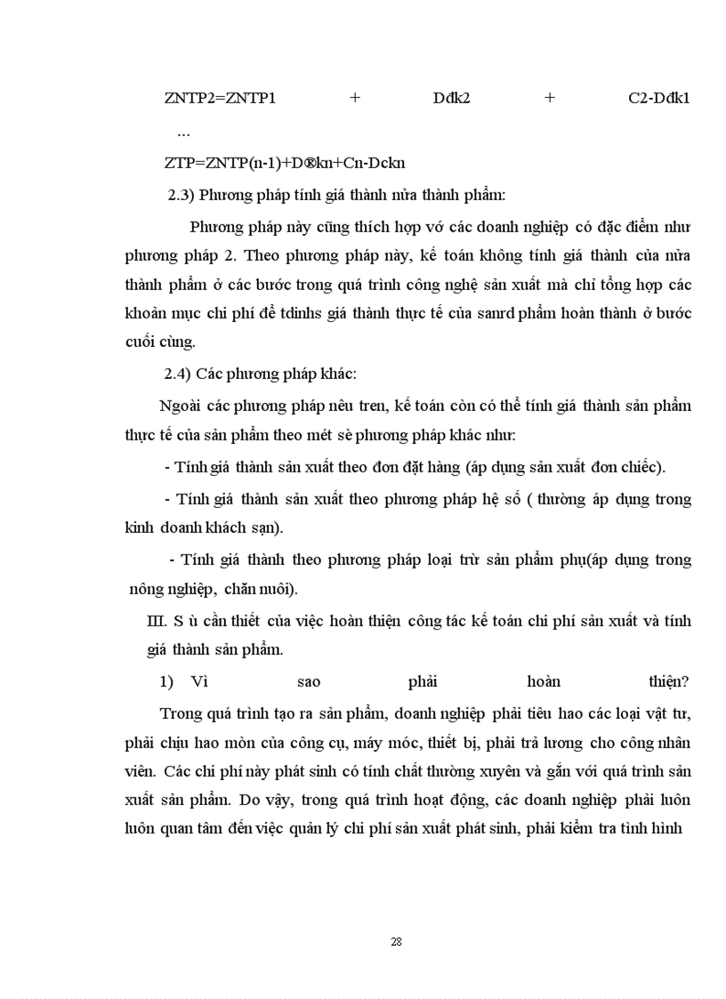 image for page Tổ chức hạch toán Chi phí sản xuất và tính giá thành sản phẩm