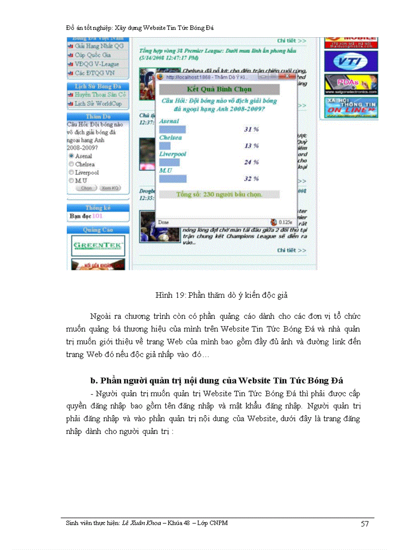 image for page Xây dựng Website Tin Tức Bóng Đá