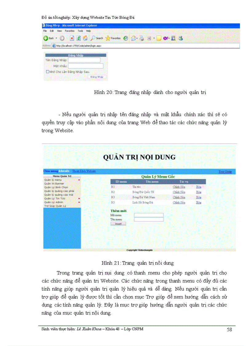 image for page Xây dựng Website Tin Tức Bóng Đá