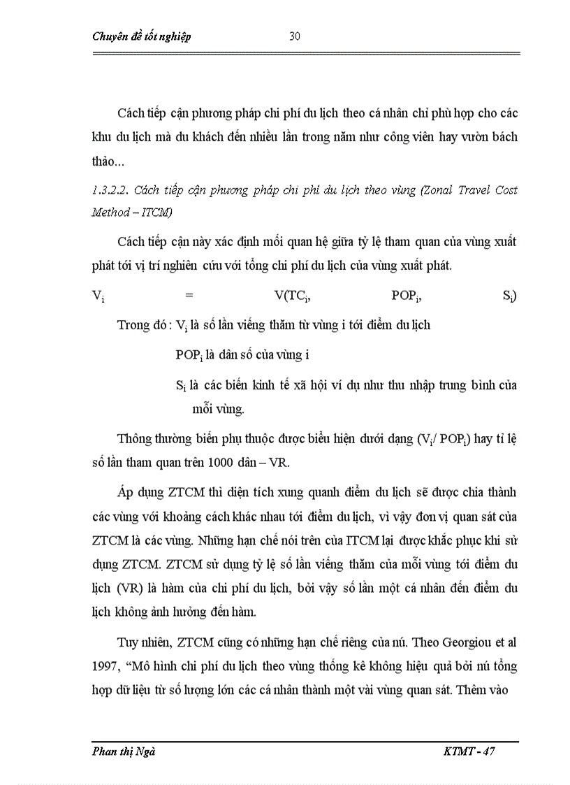 image for page Lượng giá giá trị cảnh quan khu du lịch hồ thác bà bằng phương pháp chi phí du lịch