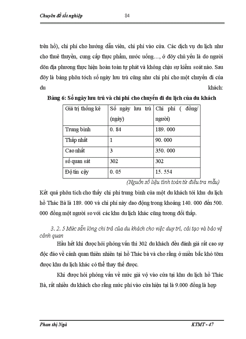 image for page Lượng giá giá trị cảnh quan khu du lịch hồ thác bà bằng phương pháp chi phí du lịch