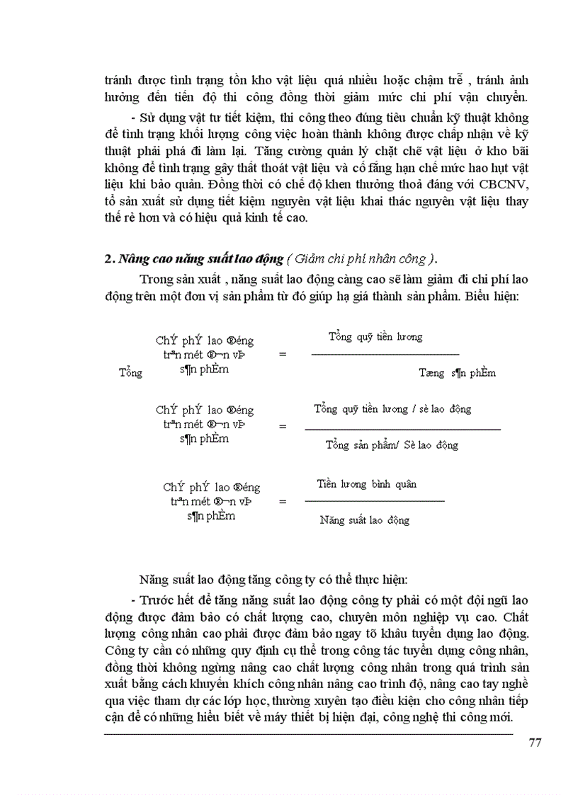 image for page Tổ chức công tác tập hợp chi phí sản xuất và tính giá thành sản phẩm ở công ty cầu 14