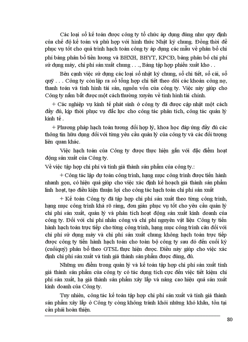 image for page Tổ chức công tác tập hợp chi phí sản xuất và tính giá thành sản phẩm ở công ty cầu 14