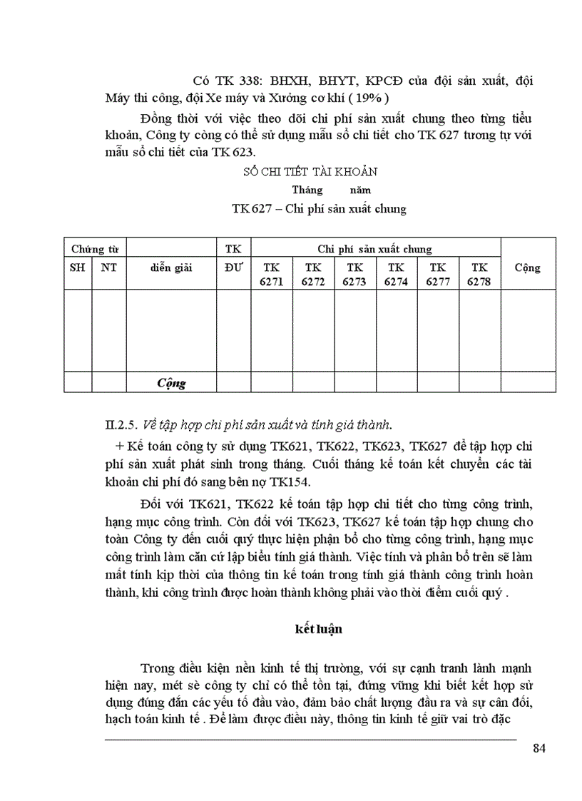 image for page Tổ chức công tác tập hợp chi phí sản xuất và tính giá thành sản phẩm ở công ty cầu 14