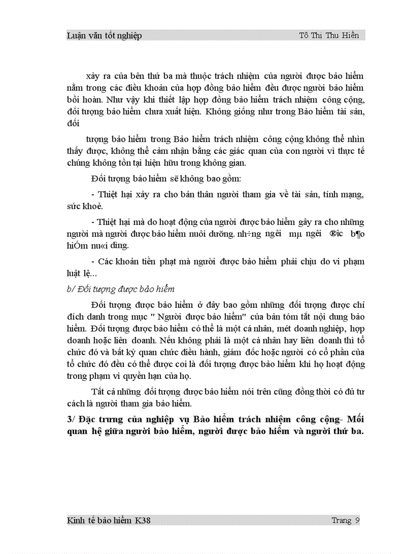 image for page Một số vấn đề lý luận và thực tiễn triển khai nghiệp vụ Bảo hiểm trách nhiệm công cộng tại Công ty Bảo hiểm Hà Nội giai đoạn 2000 - 2005