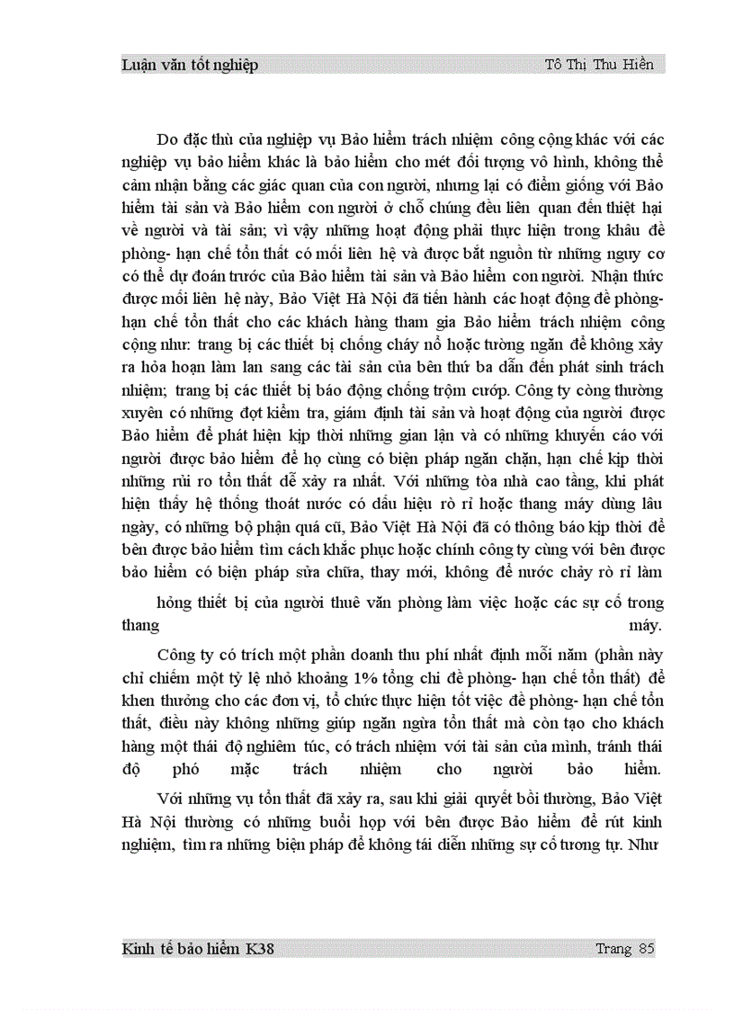 image for page Một số vấn đề lý luận và thực tiễn triển khai nghiệp vụ Bảo hiểm trách nhiệm công cộng tại Công ty Bảo hiểm Hà Nội giai đoạn 2000 - 2005