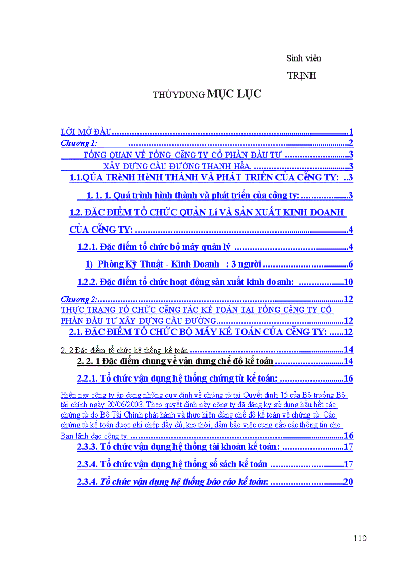 image for page Thực trạng tổ chức công tác kế toán tại công ty cổ phần đầu tư xây dựng cầu đường Thanh Hóa.
