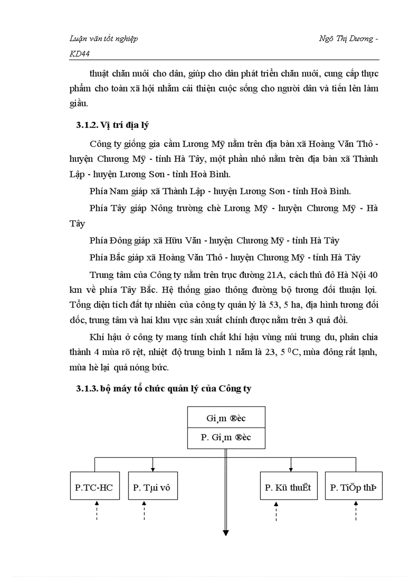 image for page Nghiên cứu tình hình tiêu thụ sản phẩm gà giống thương phẩm tại Công ty giống gia cầm Lương Mỹ- Chương mỹ - Hà Tây