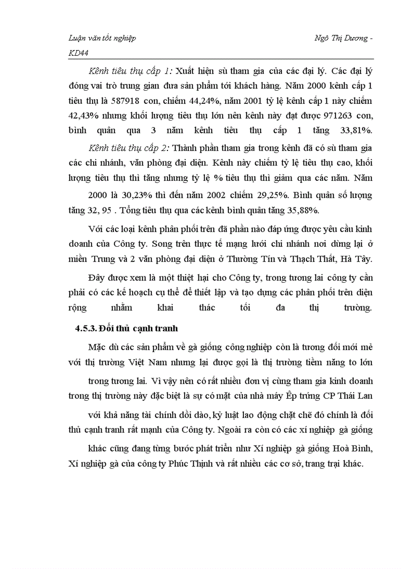 image for page Nghiên cứu tình hình tiêu thụ sản phẩm gà giống thương phẩm tại Công ty giống gia cầm Lương Mỹ- Chương mỹ - Hà Tây