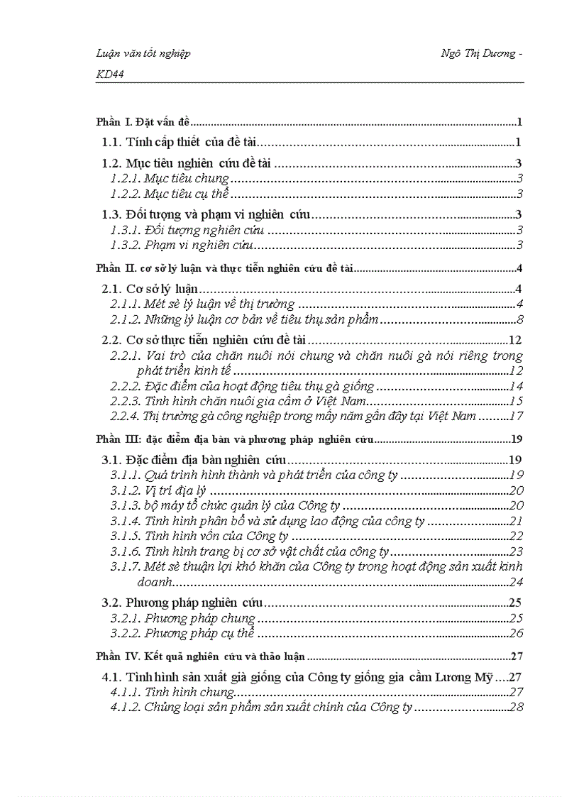 image for page Nghiên cứu tình hình tiêu thụ sản phẩm gà giống thương phẩm tại Công ty giống gia cầm Lương Mỹ- Chương mỹ - Hà Tây