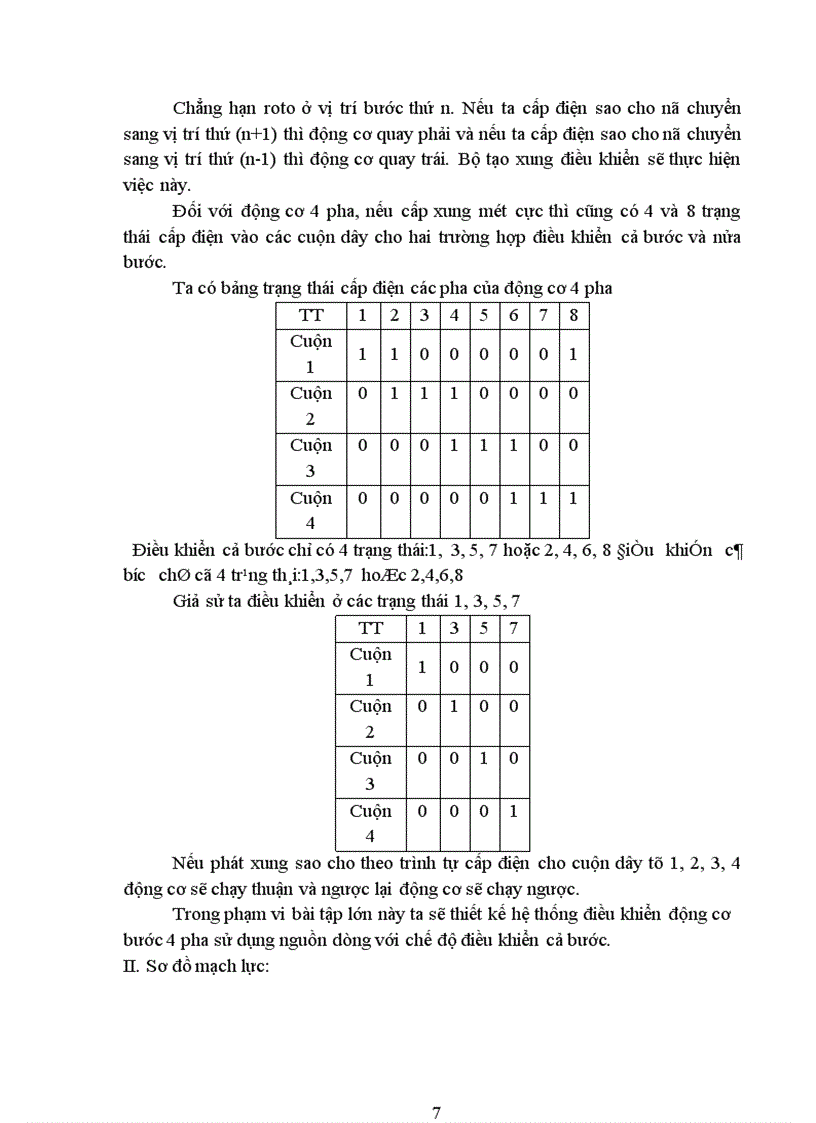image for page Thiết kế hệ VXL điều khiển động cơ bước (hai động cơ)