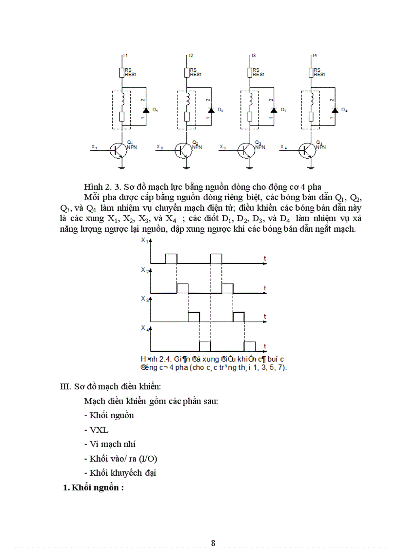 image for page Thiết kế hệ VXL điều khiển động cơ bước (hai động cơ)