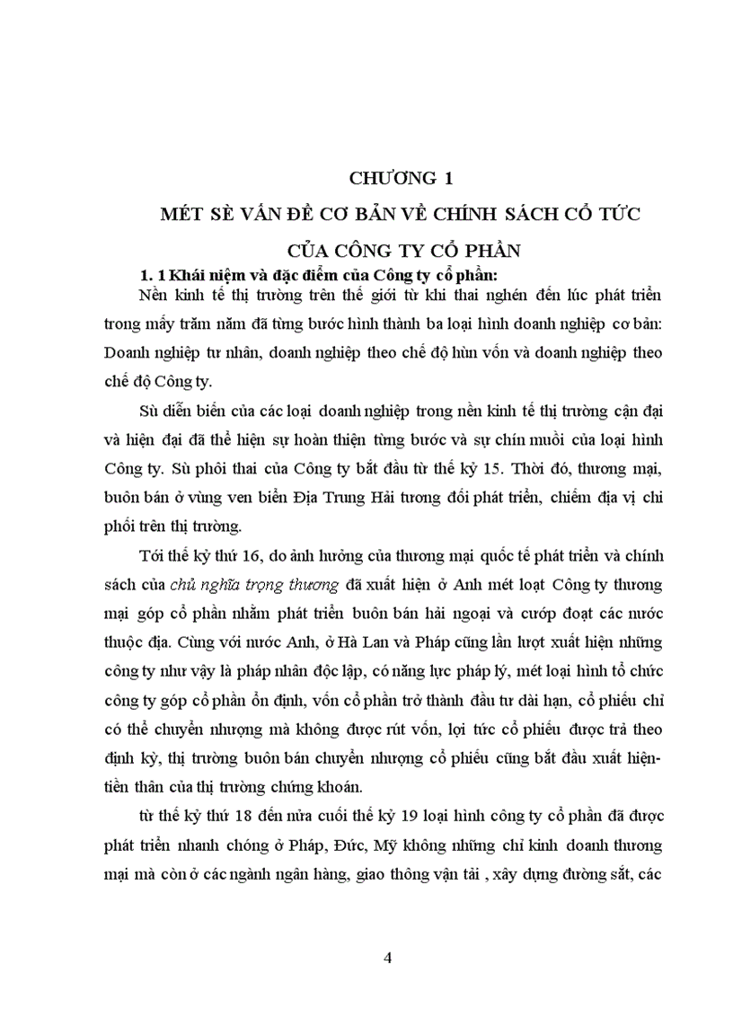 image for page Hoàn thiện chính sách cổ tức tại Công ty cổ phần Hanel xốp nhựa