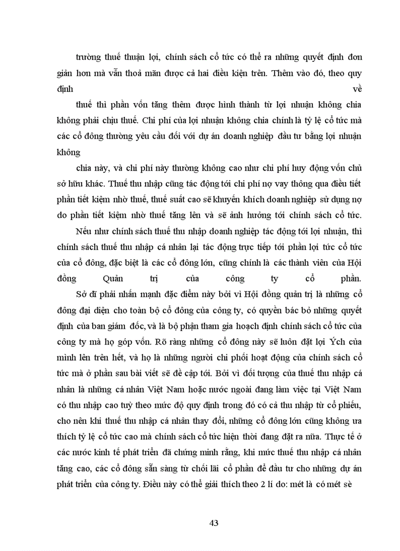 image for page Hoàn thiện chính sách cổ tức tại Công ty cổ phần Hanel xốp nhựa