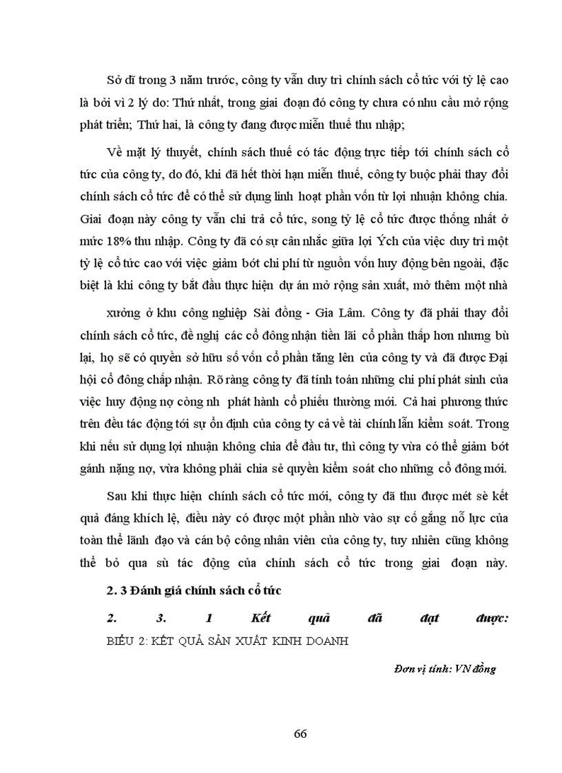 image for page Hoàn thiện chính sách cổ tức tại Công ty cổ phần Hanel xốp nhựa