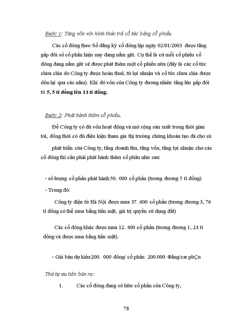 image for page Hoàn thiện chính sách cổ tức tại Công ty cổ phần Hanel xốp nhựa