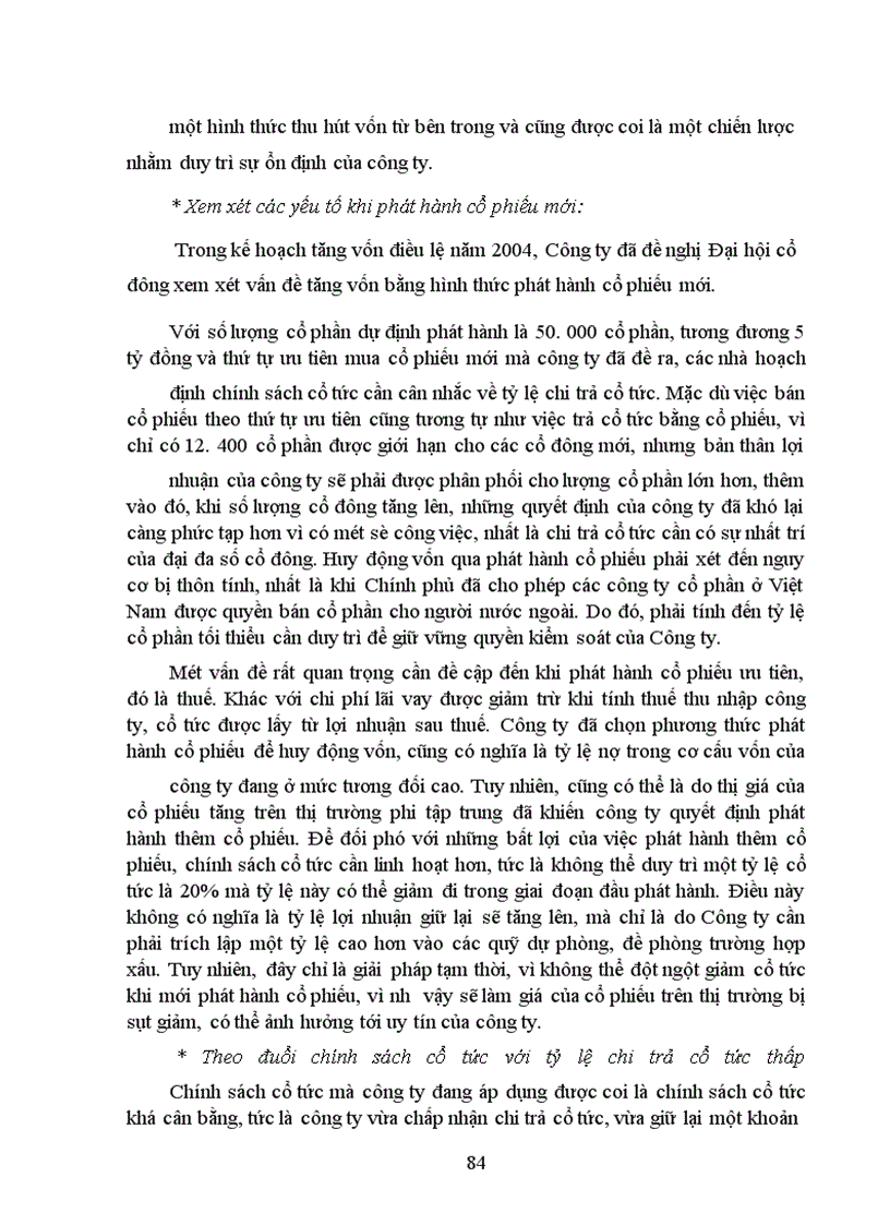 image for page Hoàn thiện chính sách cổ tức tại Công ty cổ phần Hanel xốp nhựa