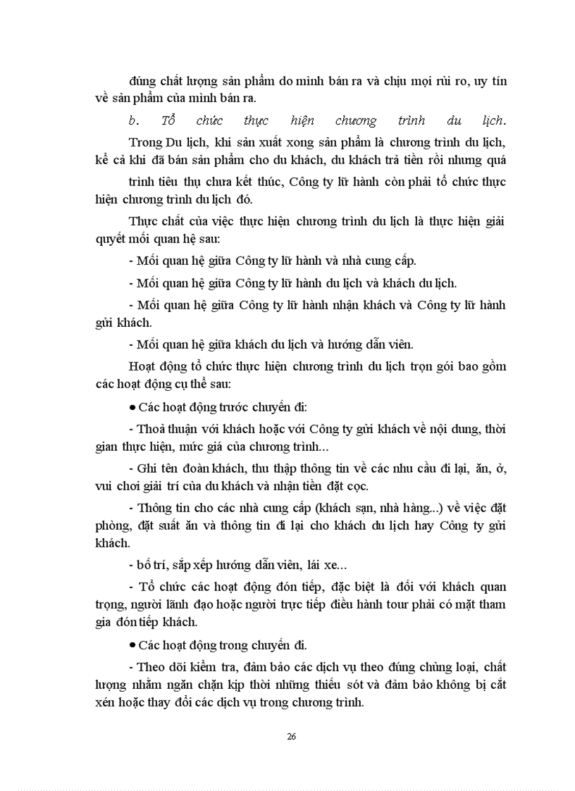 image for page Một số vấn đề về lữ hành du lịch và tình hình kinh doanh lữ hành quốc tế ở Công ty Du lịch Việt nam - Hà nội