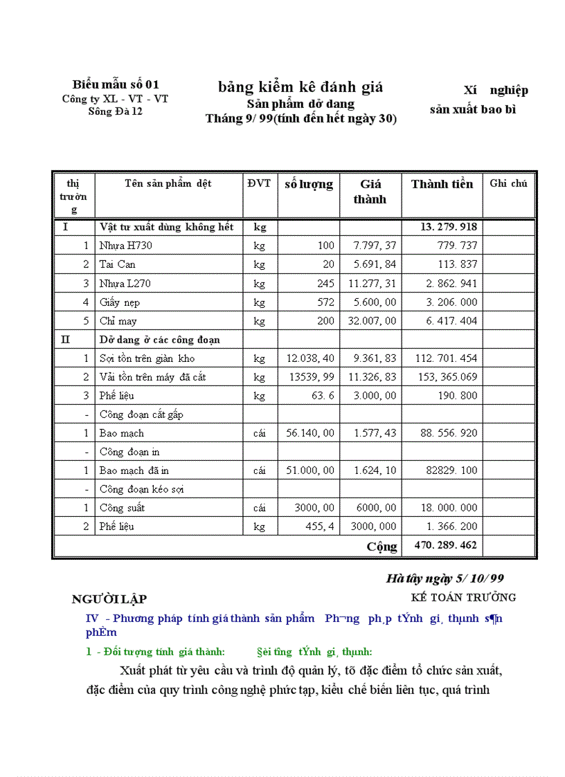 image for page Công tác kế toán chi phí sản xuất và tính giá thành ở xí nghiệp sản xuất bao bì