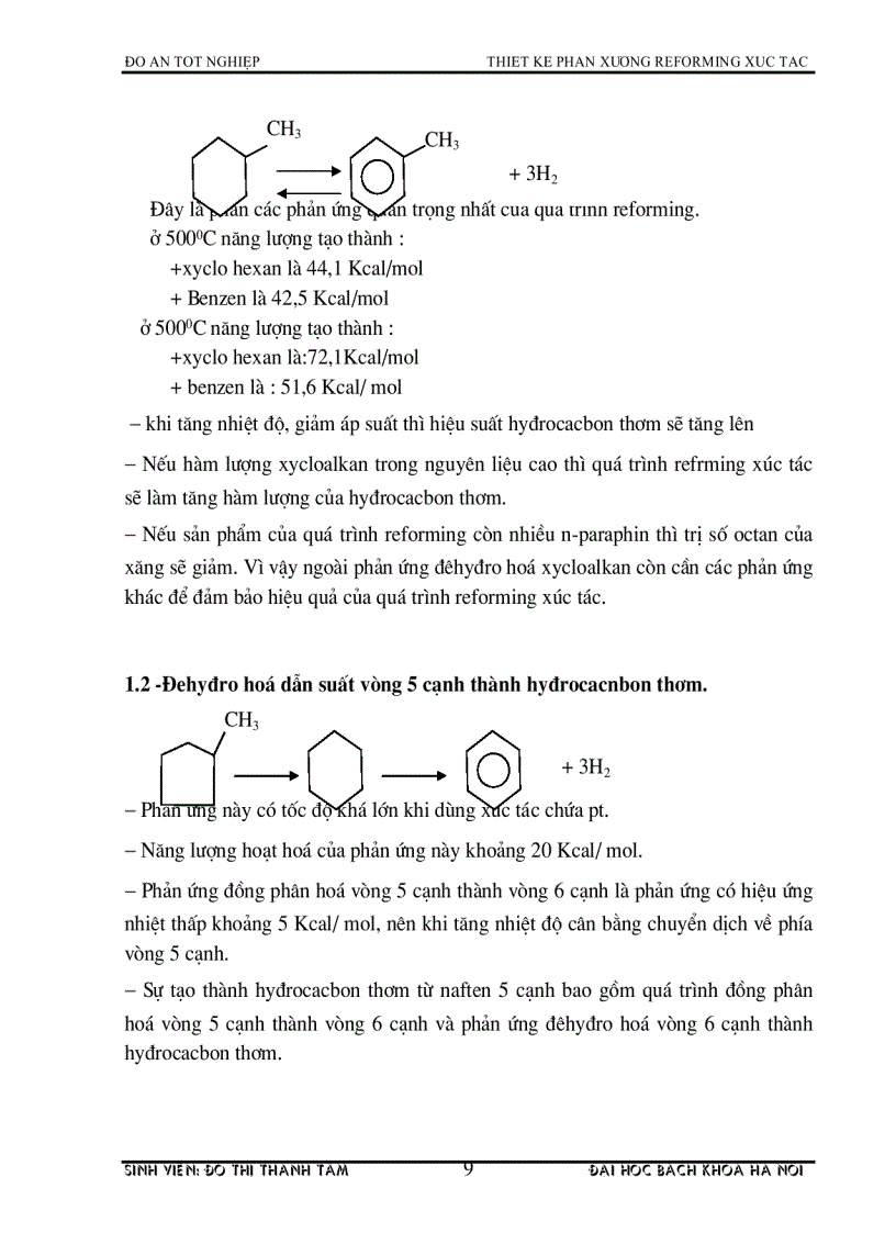 image for page Thiết kế phân xưởng reforming xúc tác