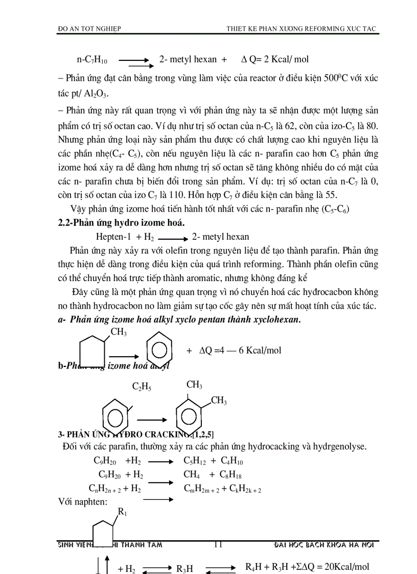 image for page Thiết kế phân xưởng reforming xúc tác