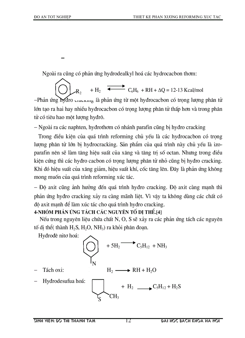 image for page Thiết kế phân xưởng reforming xúc tác