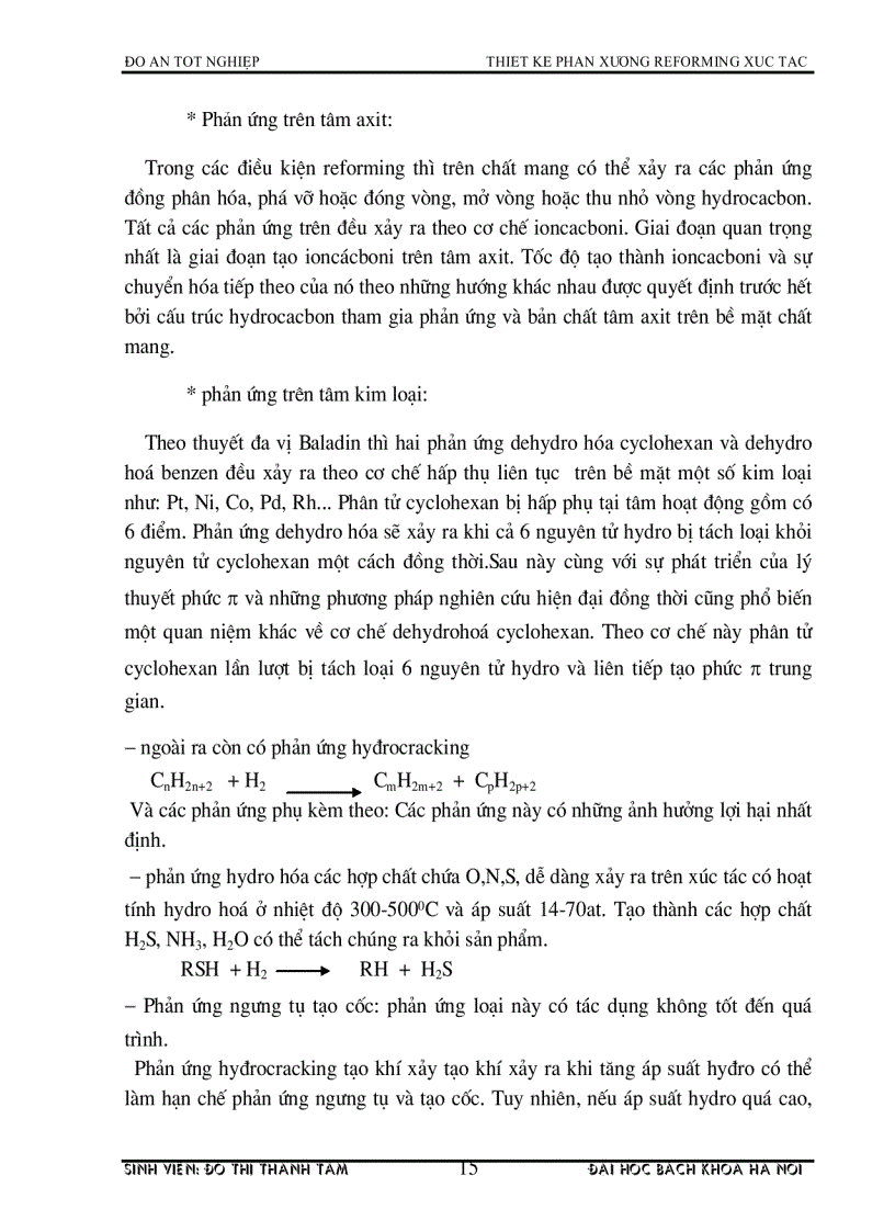 image for page Thiết kế phân xưởng reforming xúc tác