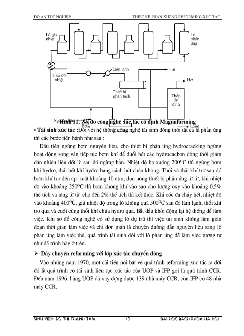 image for page Thiết kế phân xưởng reforming xúc tác