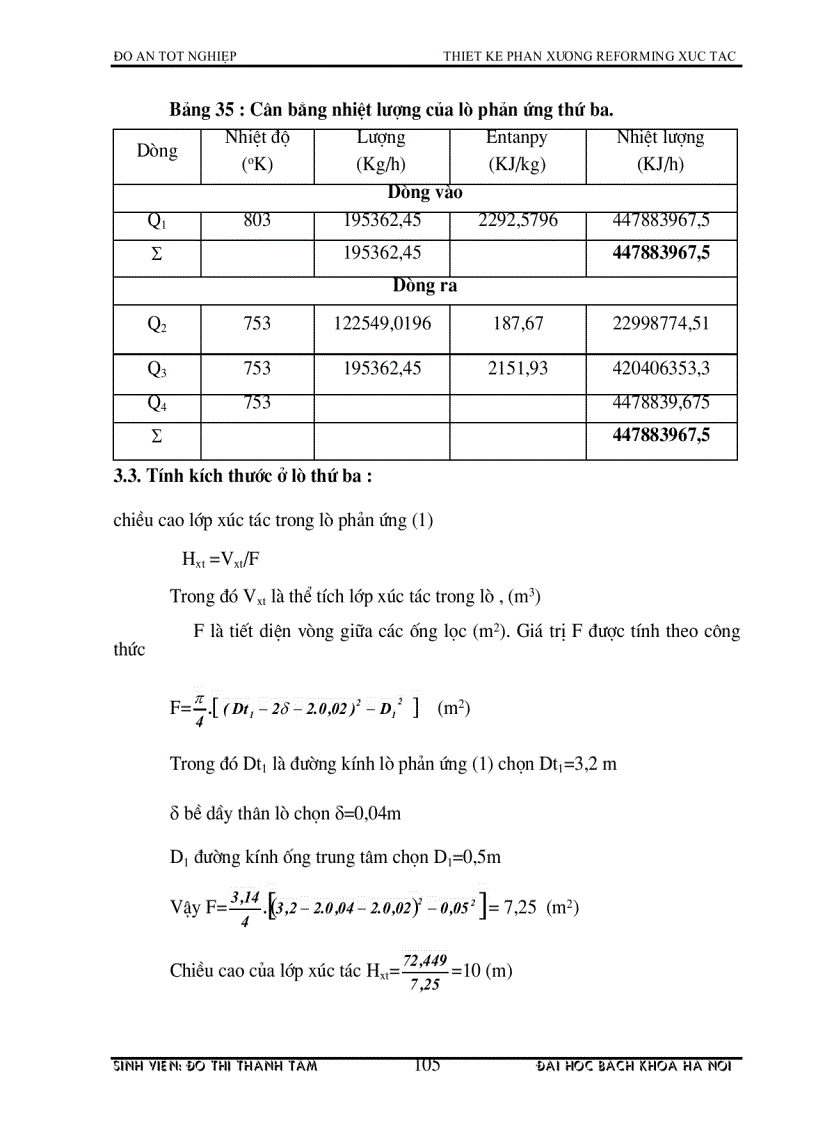 image for page Thiết kế phân xưởng reforming xúc tác