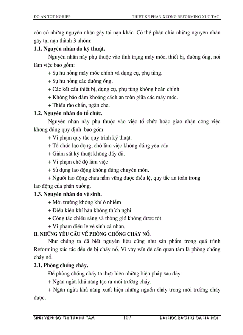 image for page Thiết kế phân xưởng reforming xúc tác
